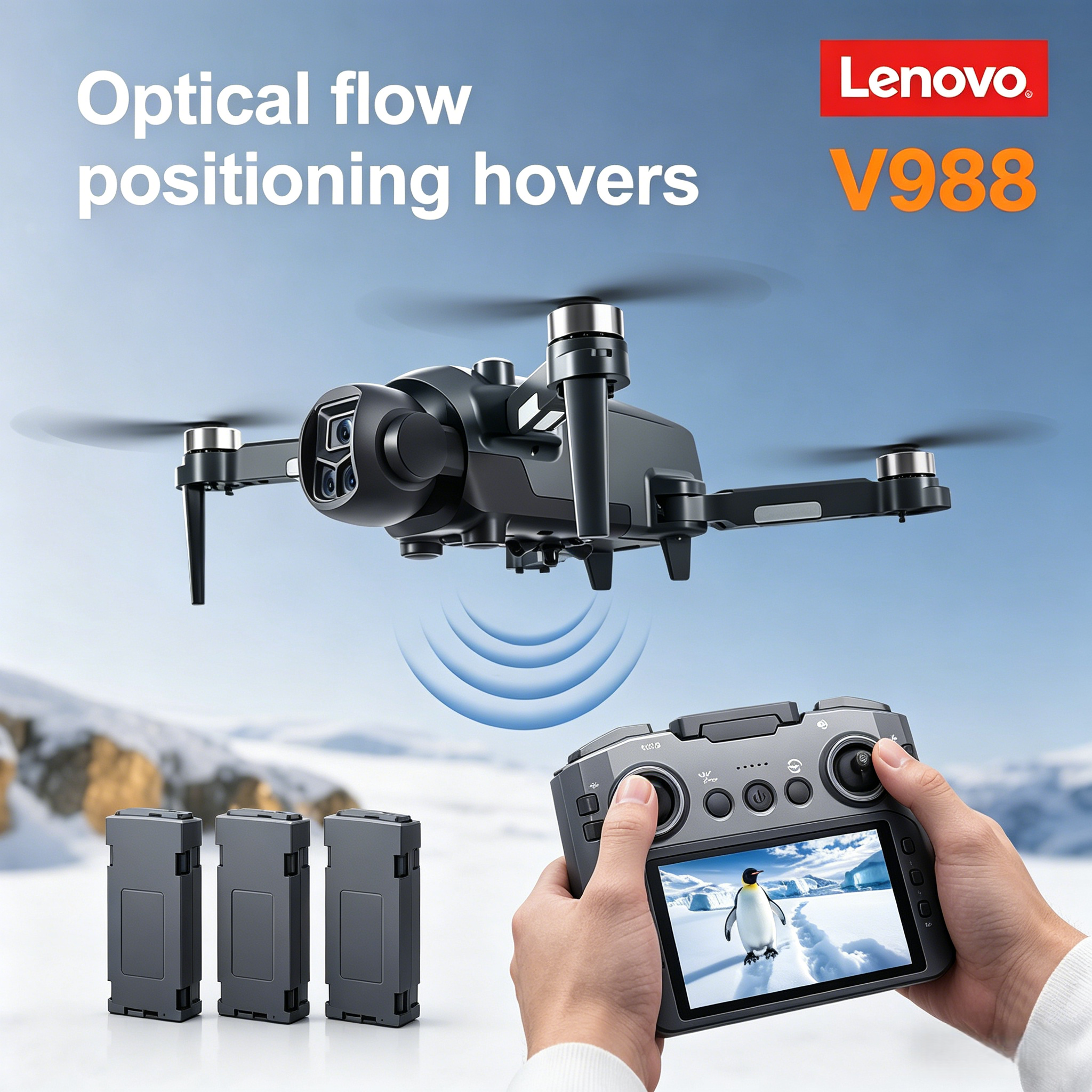Lenovo V988 8K Professional 4K - مراجعة Drone Multispectral وسعره
