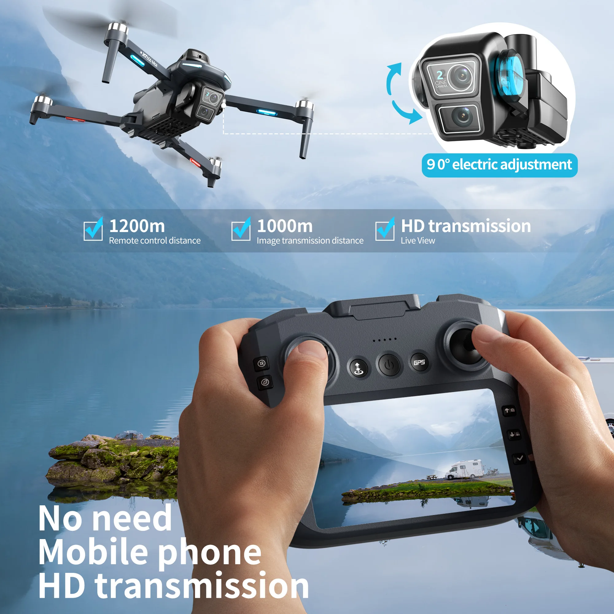 Lenovo XT606 Drone Professiona - مراجعة Drone Multispectral وسعره