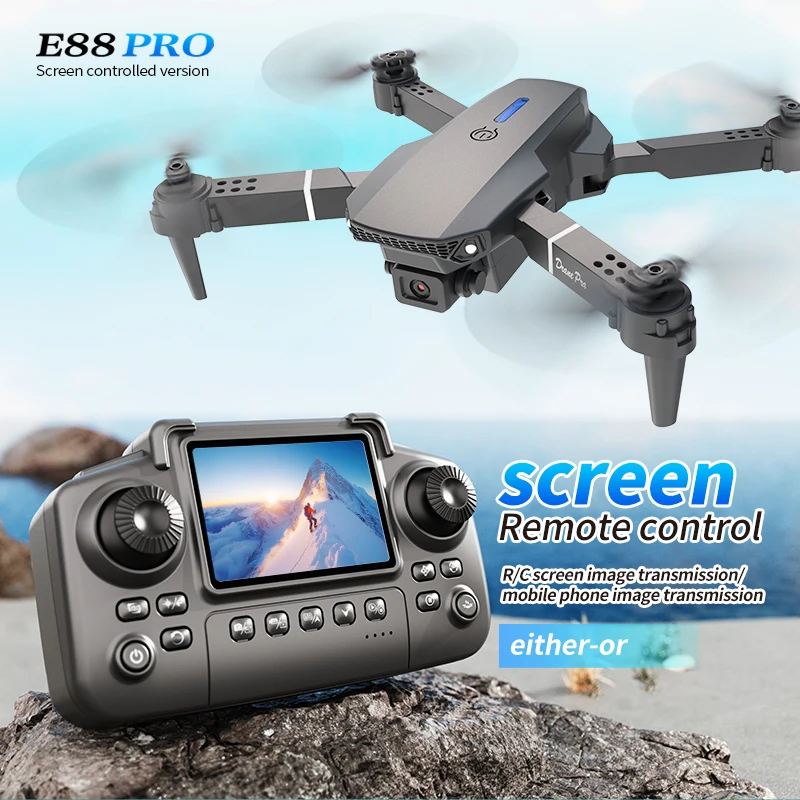 Professional E88 PRO Drone wit - مراجعة Drone Cinematic وسعره