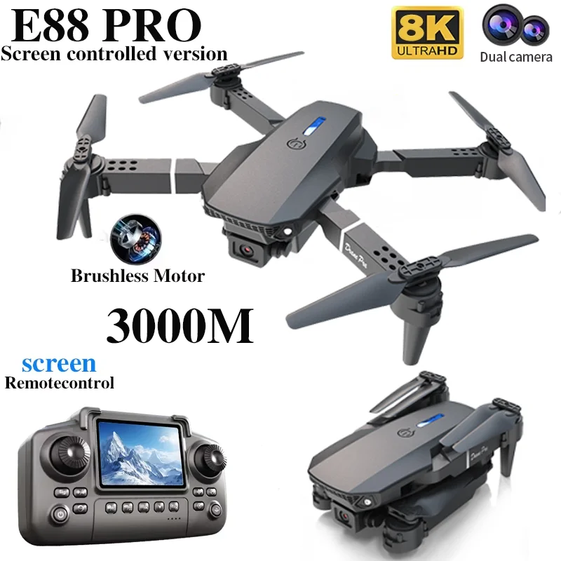 Professional E88 PRO Drone wit - مراجعة Drone Cinematic وسعره