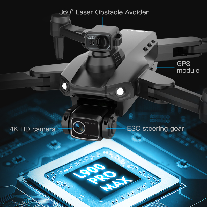 L900 Pro SE MAX GPS Drone 4K P - مراجعة Drone Lidar وسعره