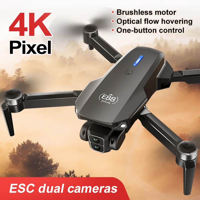 New E88 Plus Quadcopter Drone: - مراجعة Drone Lidar وسعره