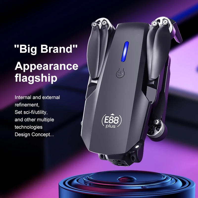 New E88 Plus Quadcopter Drone: - مراجعة Drone Lidar وسعره
