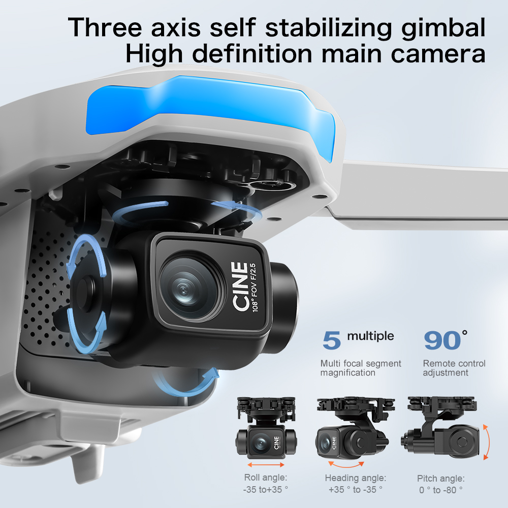 S-X1 MAX GPS Drone with 3-Axis - مراجعة Drone Multispectral وسعره