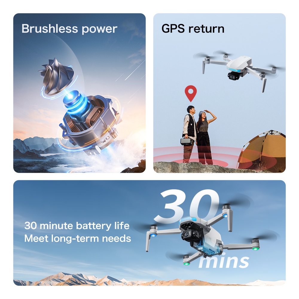 S-X1 MAX GPS Drone with 3-Axis - مراجعة Drone Multispectral وسعره
