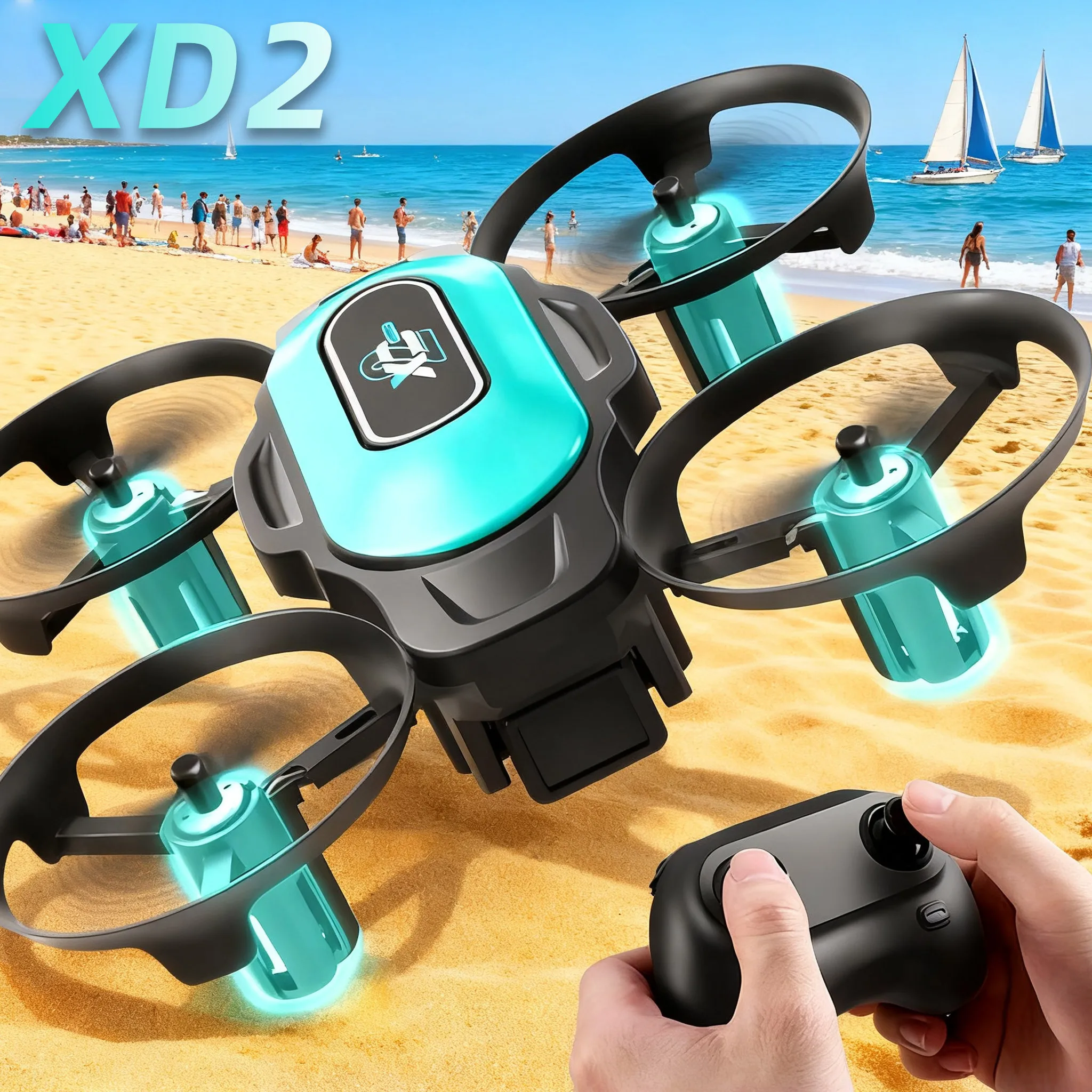XD2 Mini Drone, 360° Stunt Fli - مراجعة Drone Video Production وسعره