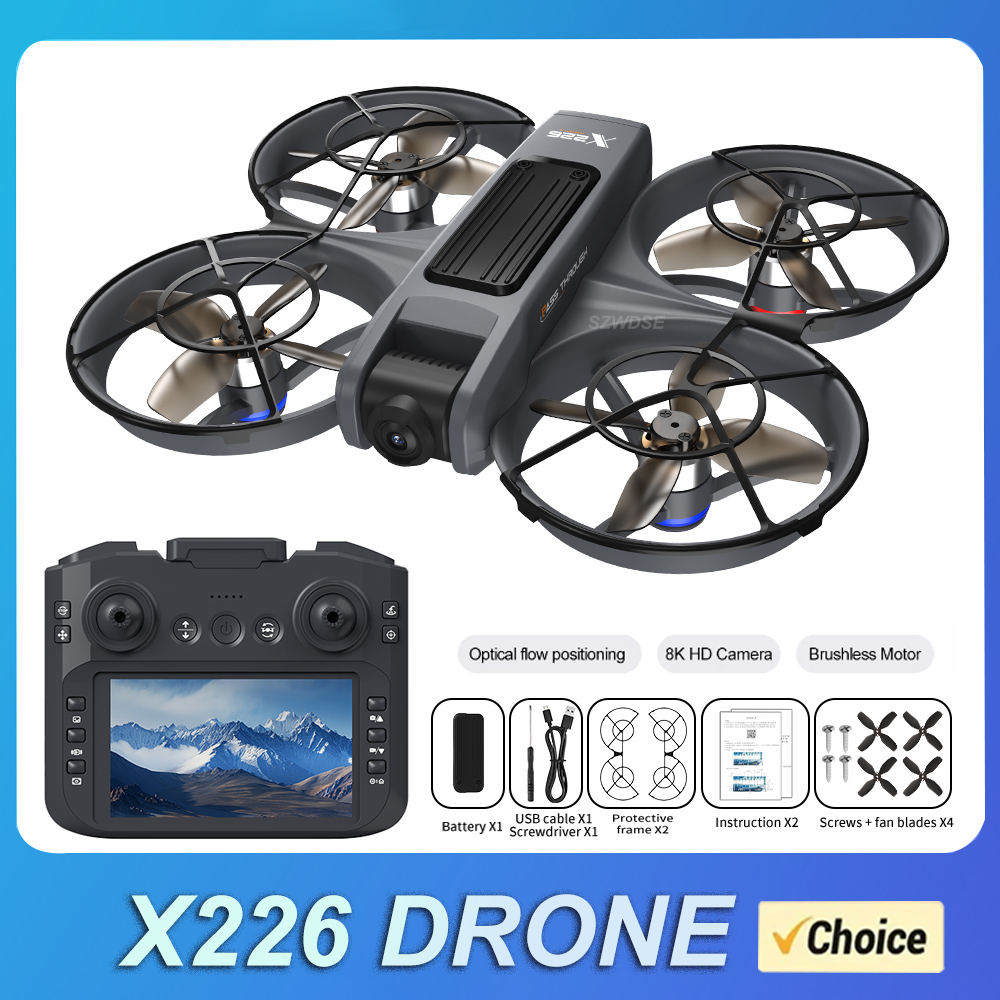 NEW X226 RC Drone 2.4G 5G WIFI - مراجعة Drone Lidar وسعره