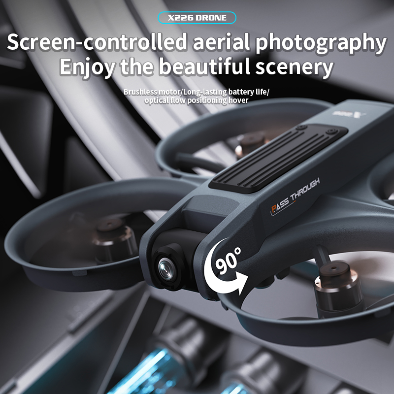 NEW X226 RC Drone 2.4G 5G WIFI - مراجعة Drone Lidar وسعره