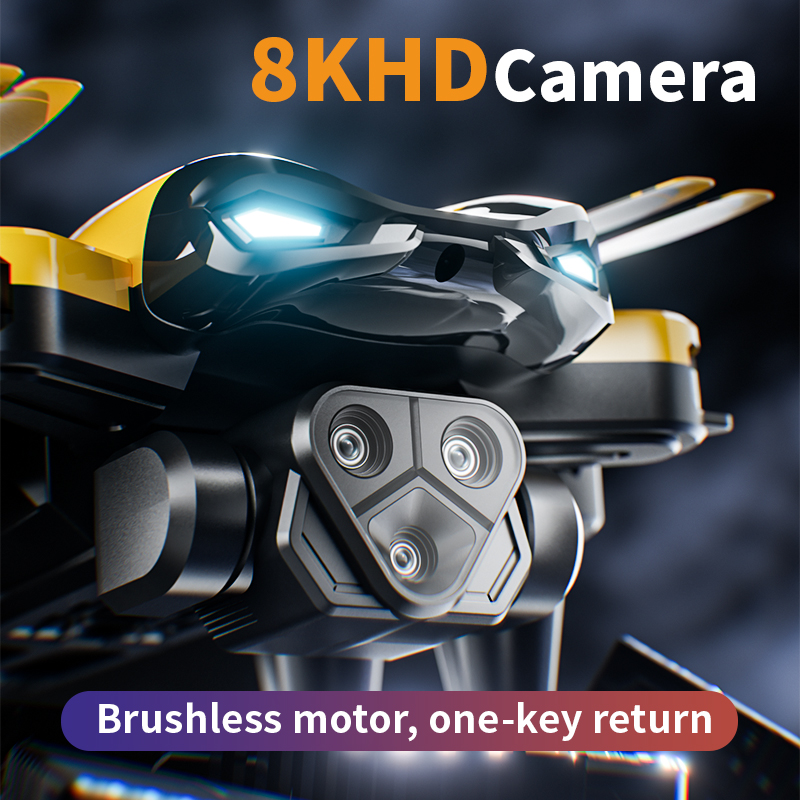 Brushless RC Drone 8K Triple C - مراجعة Drone Aerial Photography وسعره
