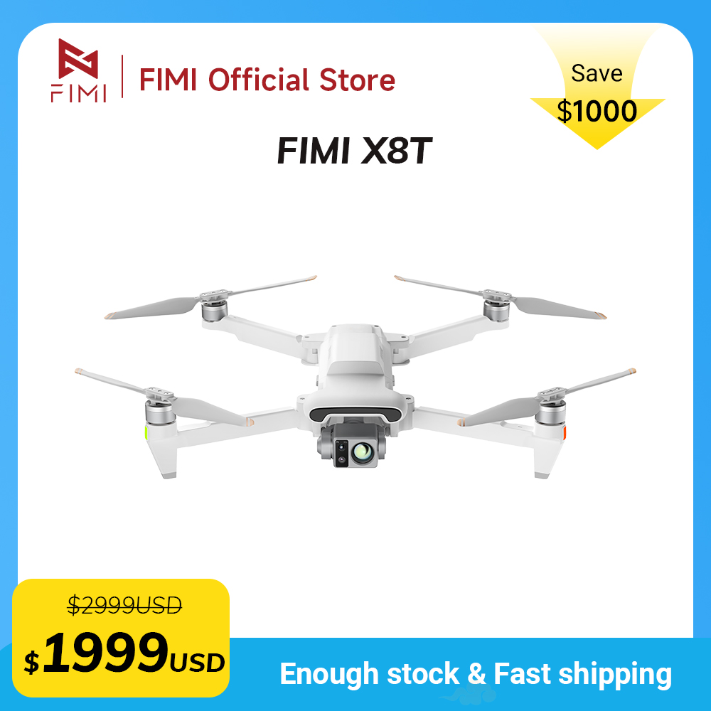 FIMI X8T Drone Thermal Infrare - مراجعة Drone Thermal Imaging وسعره