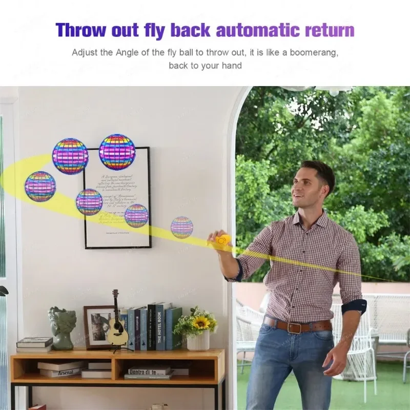 LED Light Up Flying Orb Boomer - مراجعة Drone Aerial Photography وسعره