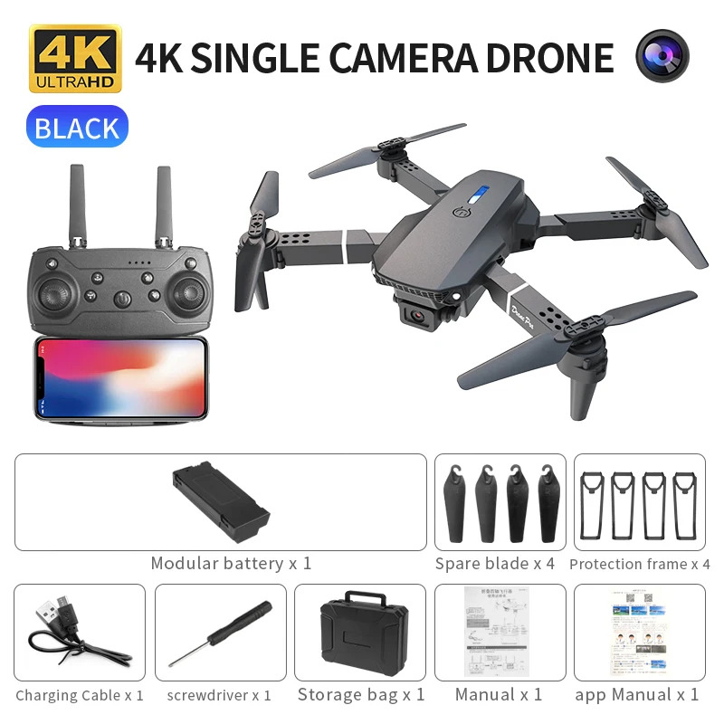 E88 ProIntelligent Folding Dro - مراجعة Drone Cinematic وسعره