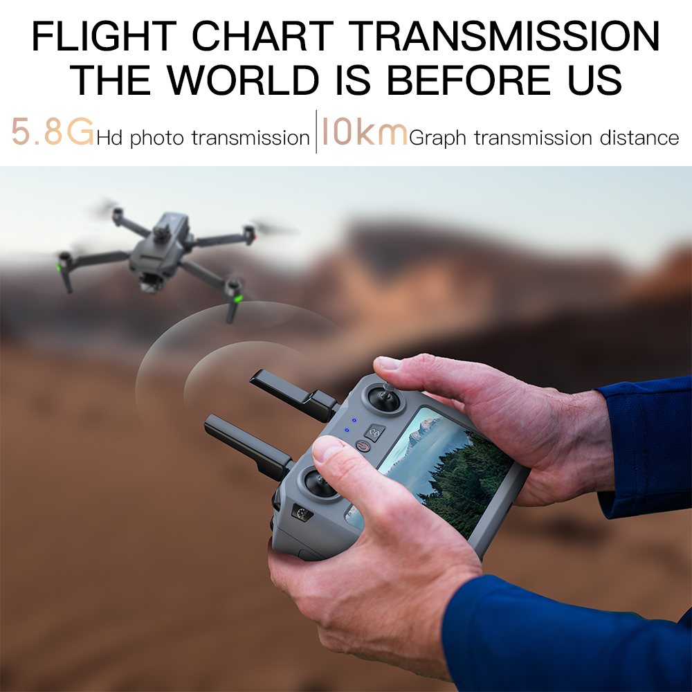 Teeggi SG909 MAX GPS Drone Wit - مراجعة Drone Lidar وسعره