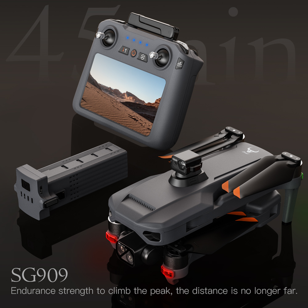 Teeggi SG909 MAX GPS Drone Wit - مراجعة Drone Lidar وسعره