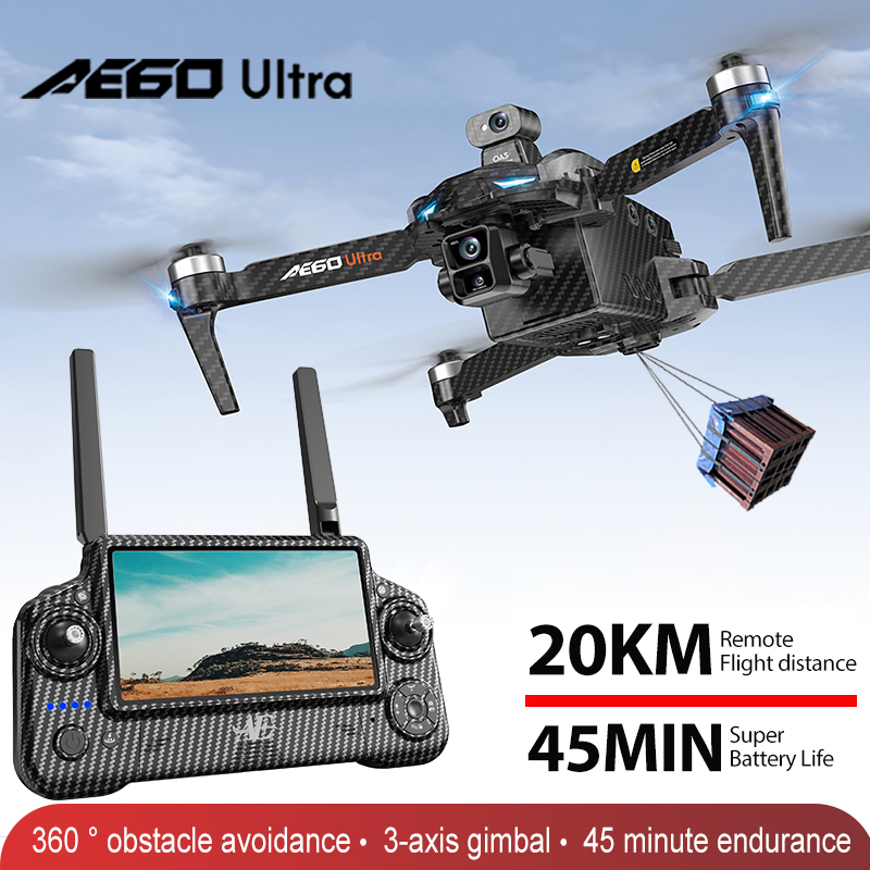 AE60 GPS Drone Professional 8K - مراجعة Drone Lidar وسعره