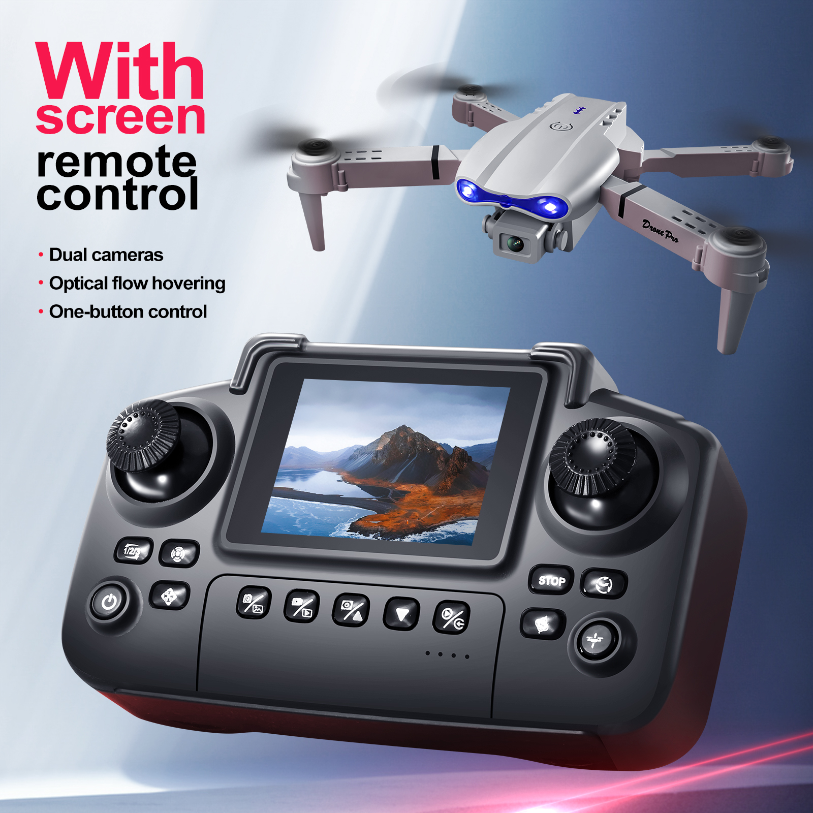 2025 New E88 E99 Upgraded Dron - مراجعة Drone Lidar وسعره