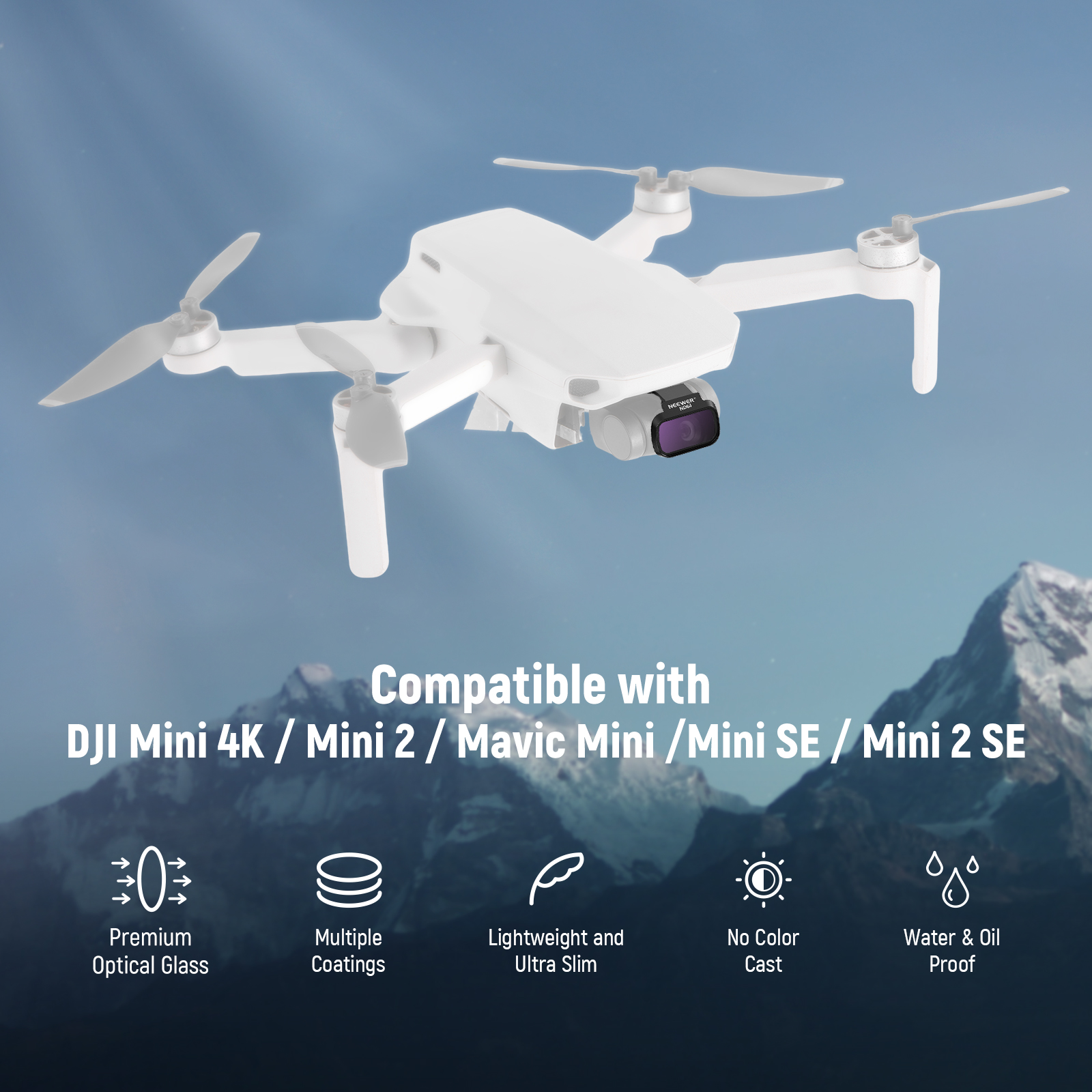 NEEWER 6 Pack ND CPL Filters F - مراجعة Drone Ndvi وسعره