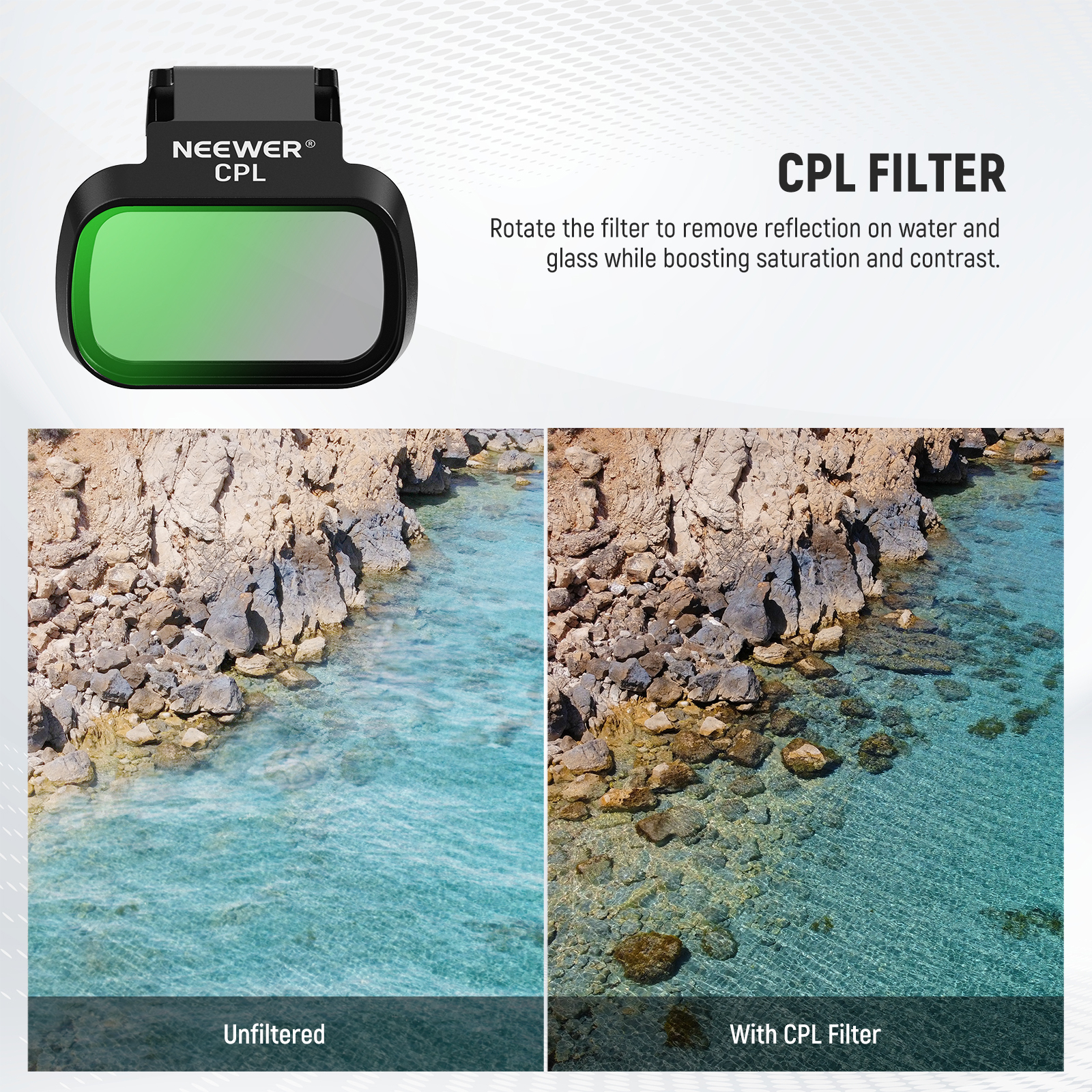 NEEWER 6 Pack ND CPL Filters F - مراجعة Drone Ndvi وسعره