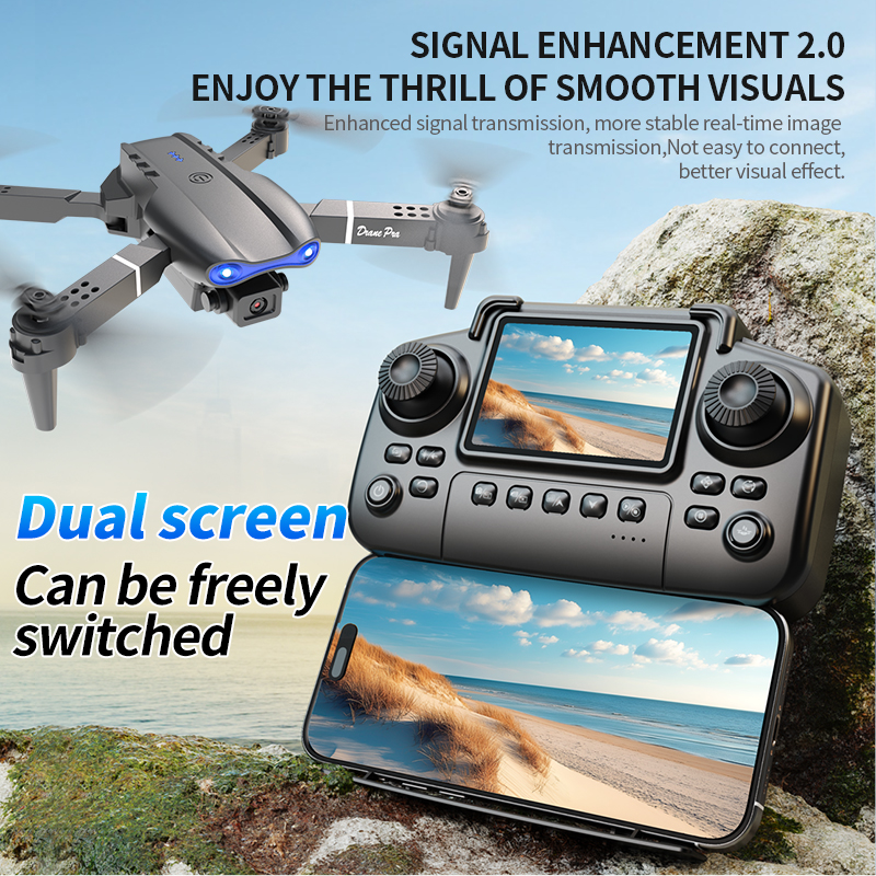 E99 PRO Drone Screen Control A - مراجعة Drone Lidar وسعره
