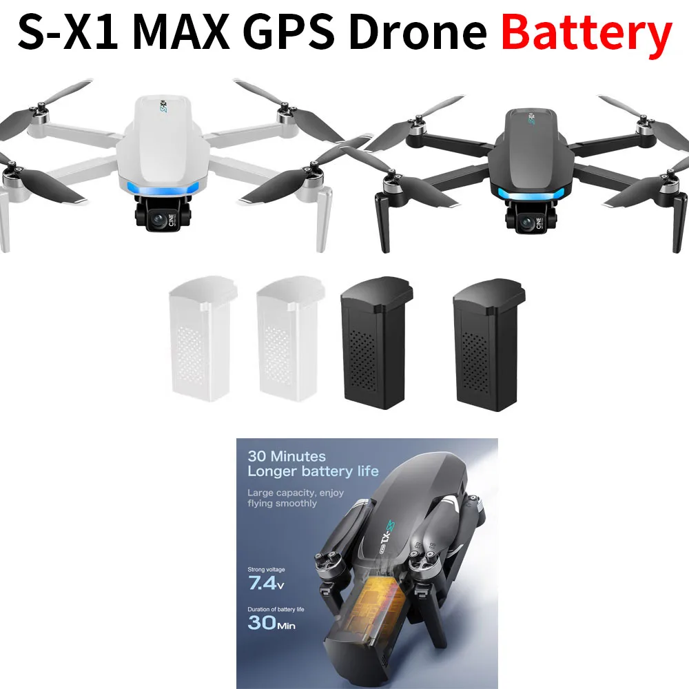 S-X1 MAX GPS Drone Battery 7.4 - مراجعة Drone Mapping وسعره